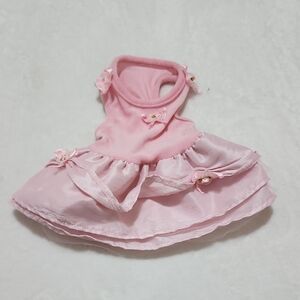 Pink Ruffled Dog Dress XS